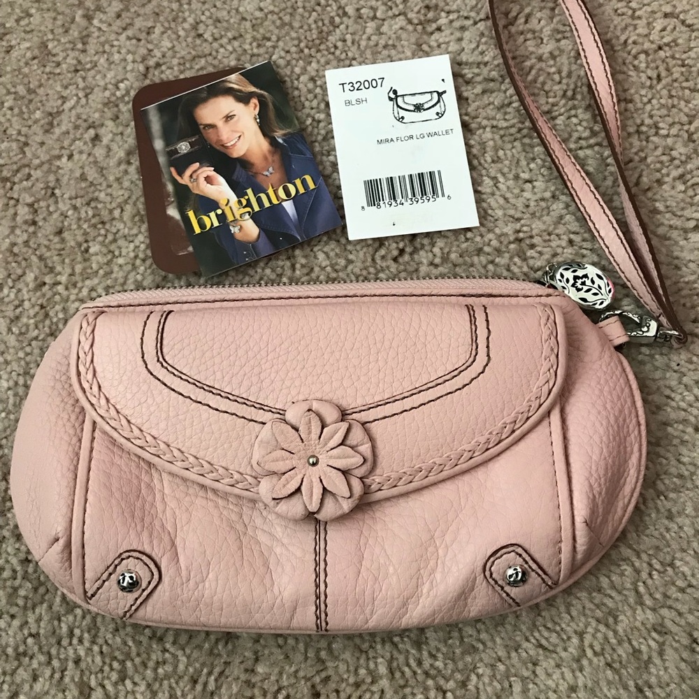 Brighton Blush Mira Flora Large Wallet